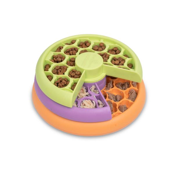 Nina Ottosson Catstages Lickin' Layers Kitty Puzzle n Feeder – Interactive Cat Slow Feeder