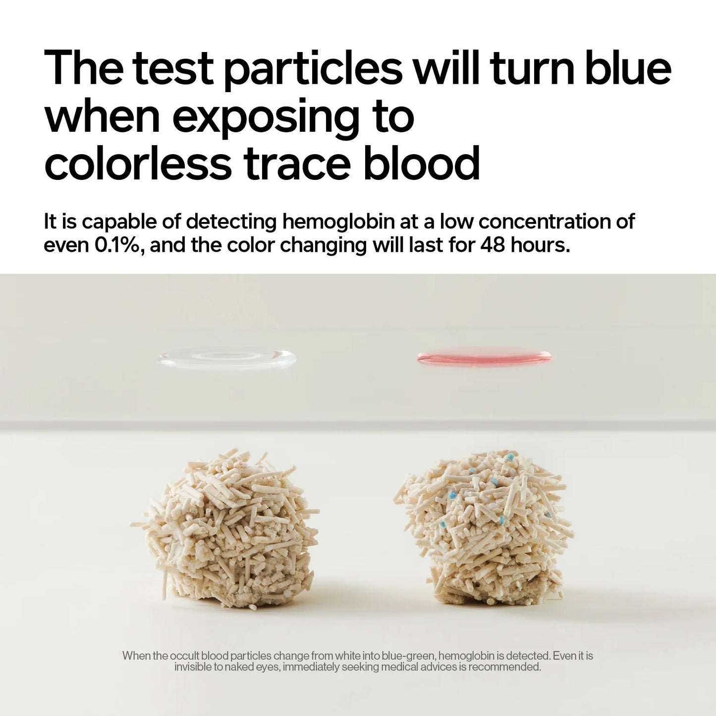 Tofu Health Cat Litter with Occult Blood (FOBT) Test Particles