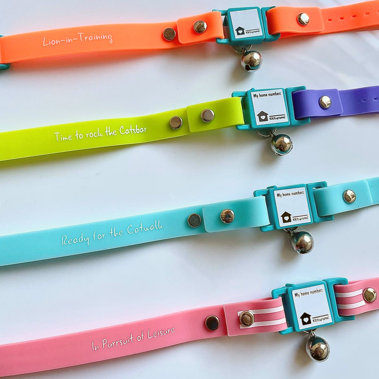 KITTYRAMA MAUVE CAT COLLAR - Quick Release, Breakaway, Hypoallergenic