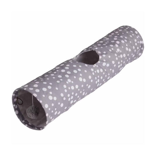 Jolly Moggy Pop Up Cat Tunnel – Crinkle Toy with Plush Ball & Catnip (90cm)