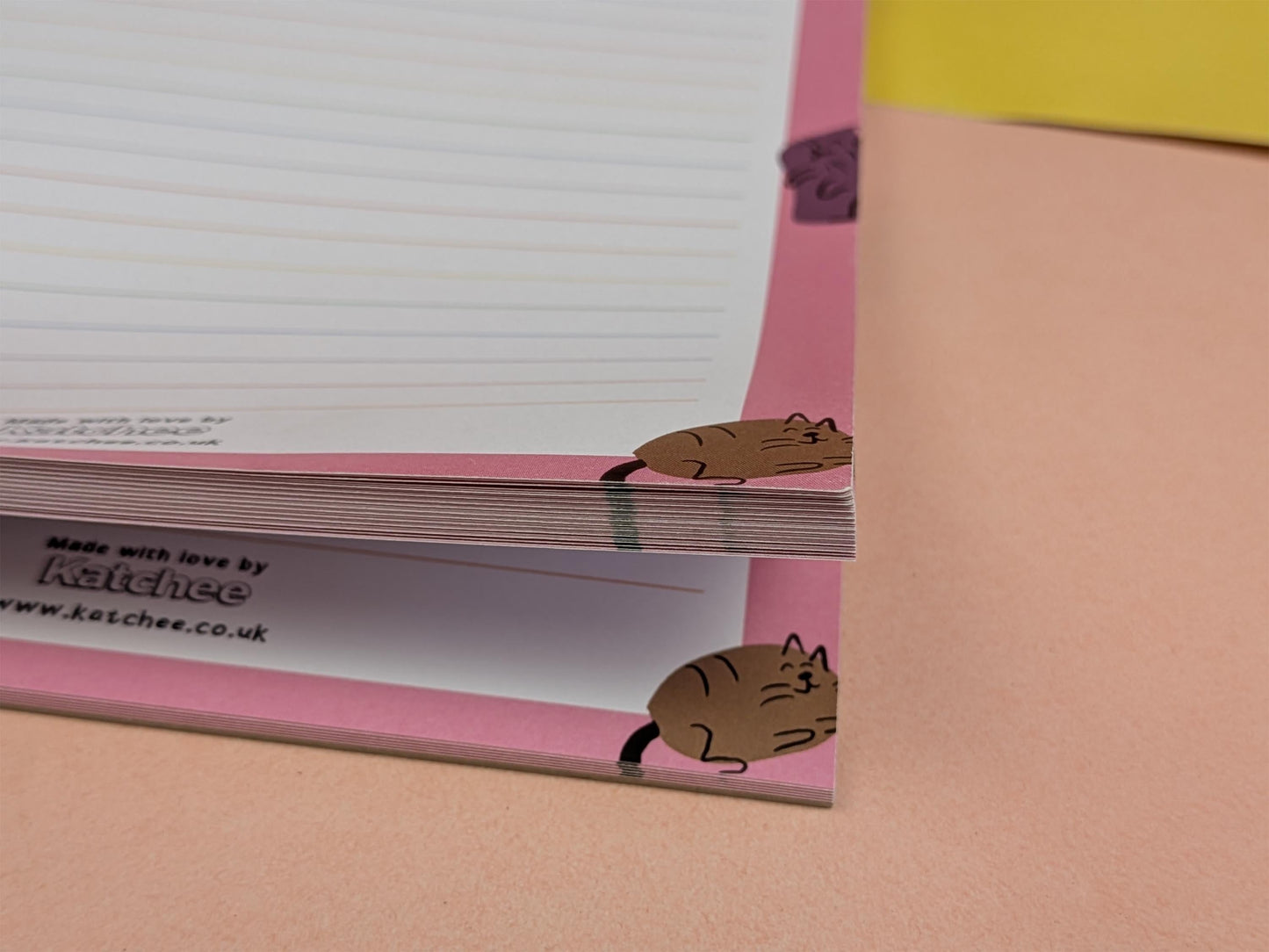 Cats themed A5 notepad