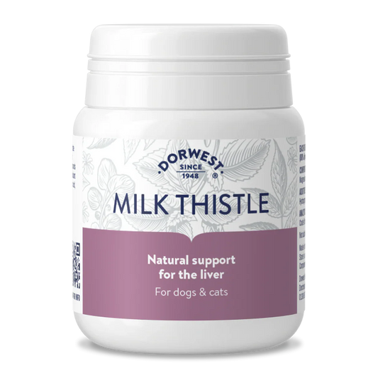 Dorwest Milk Thistle Tablets For Dogs & Cats – Natural Liver Support – 100 Tablets