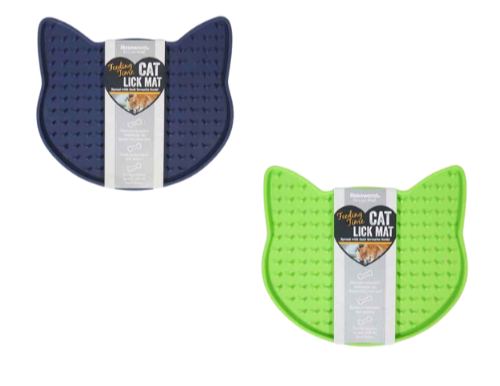 Cat Head Shape Lick Mat with suction cups